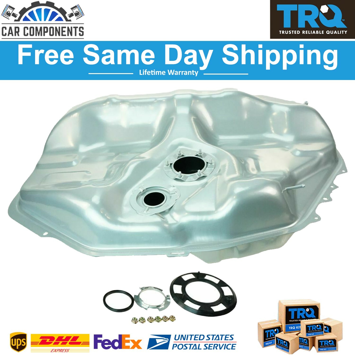 TRQ New 13.5 Gallon Gas Fuel Tank Gal For 1992-1995 Honda Civic SI DX