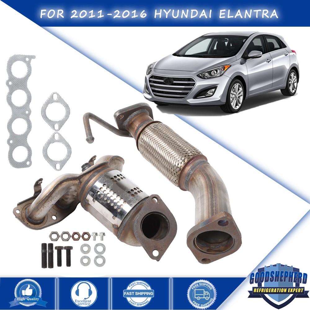 For 2011/12/13-2016 Hyundai Elantra Manifold Catalytic Converter w/ Flex Pipe
