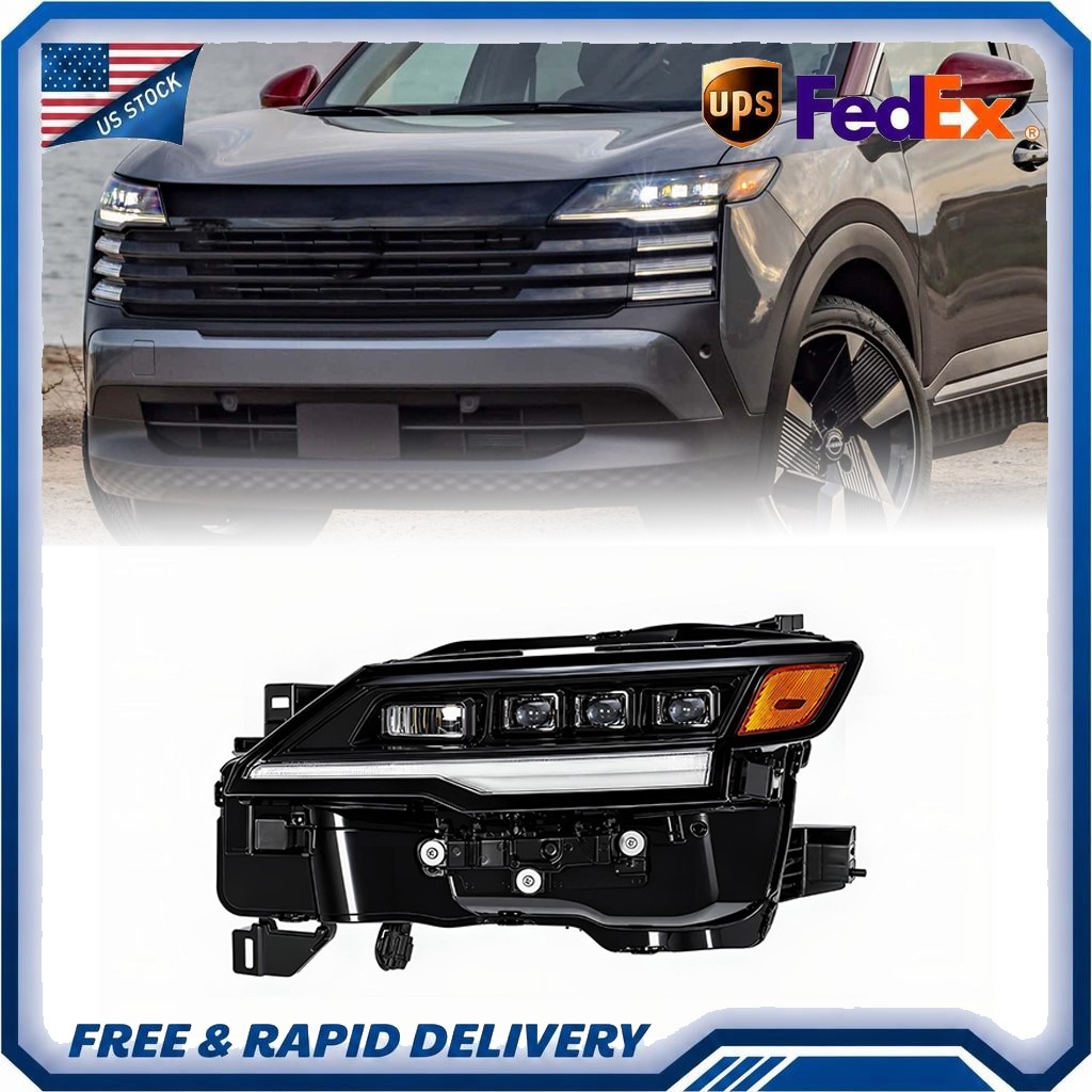 For 2025-2026 Nissan Kicks Left Driver Side LED Headlight Assembly 260607LF5A