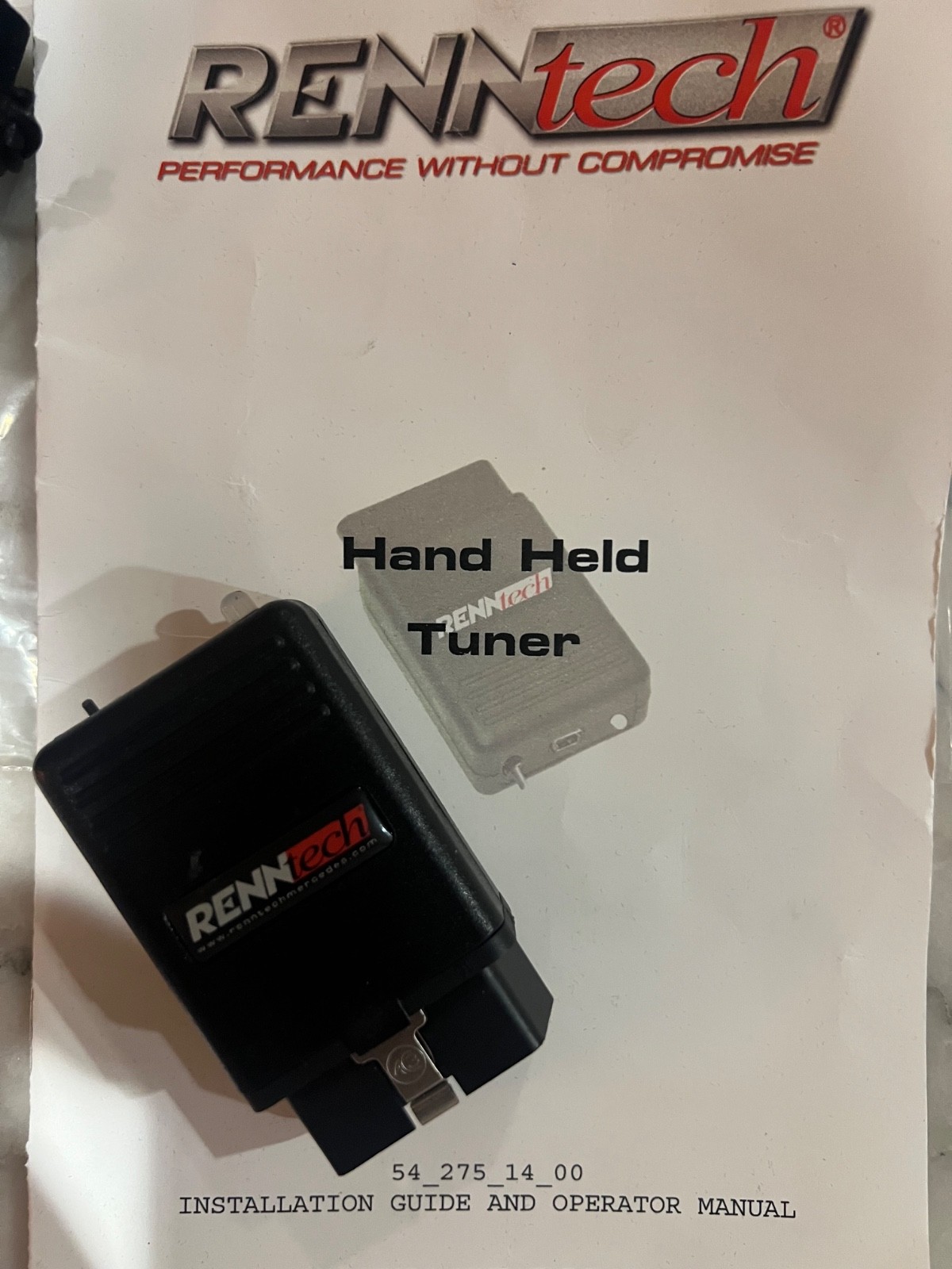 RENNtech Hand Held Tuner 54 275 14 00 for 2020 Mercedes C63A Cab