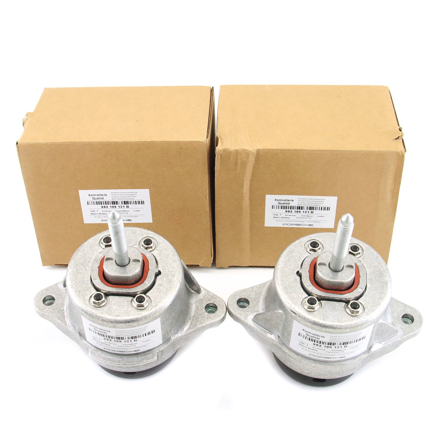 2PCS #982199131B Engine Mounts For Porsche 718 982 Cayman Boxster 2017-2024 2.0 