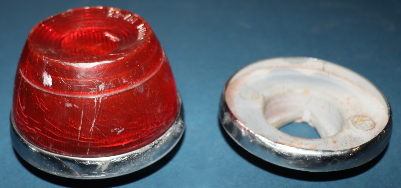 OEM 1953 1954 1955 Corvette tail light lenses, 1 pair