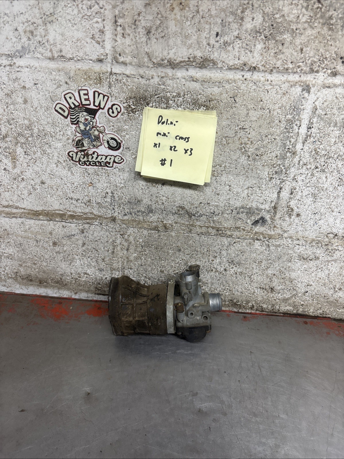 Vintage Polini Mini Cross X1 X3 X5 Italy Carburetor Carb Oem
