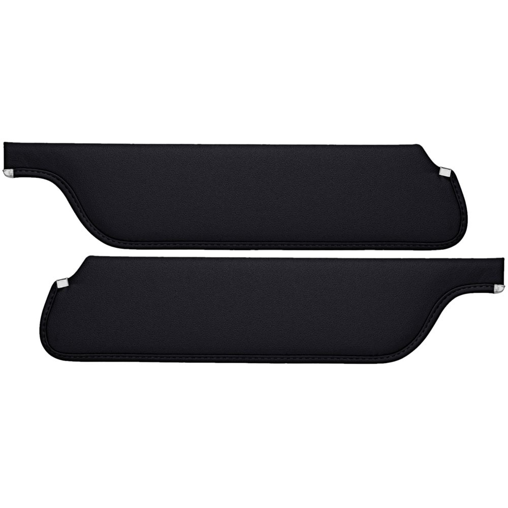 TMI Sun Visor Black Pair Coupe/Fastback Mustang 1965-1966