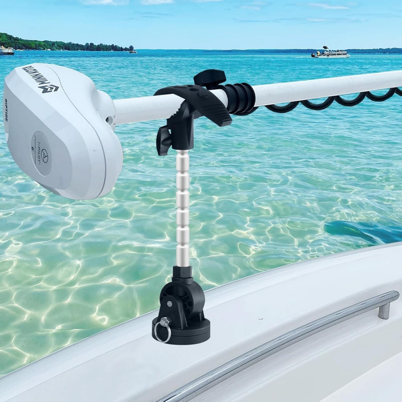 Trolling Motor Stabilizer Mount for Minn Kota Terrova Riptide MKA-60 1862076/80