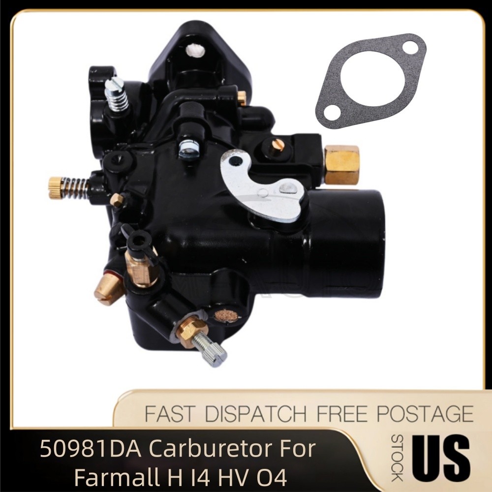 Carburetor w/Gasket 50981DA For International Harvester Farmall H W4 Tractor Carburetor w/Gasket 50981DA For International Harvester Farmall H W4 Tractor