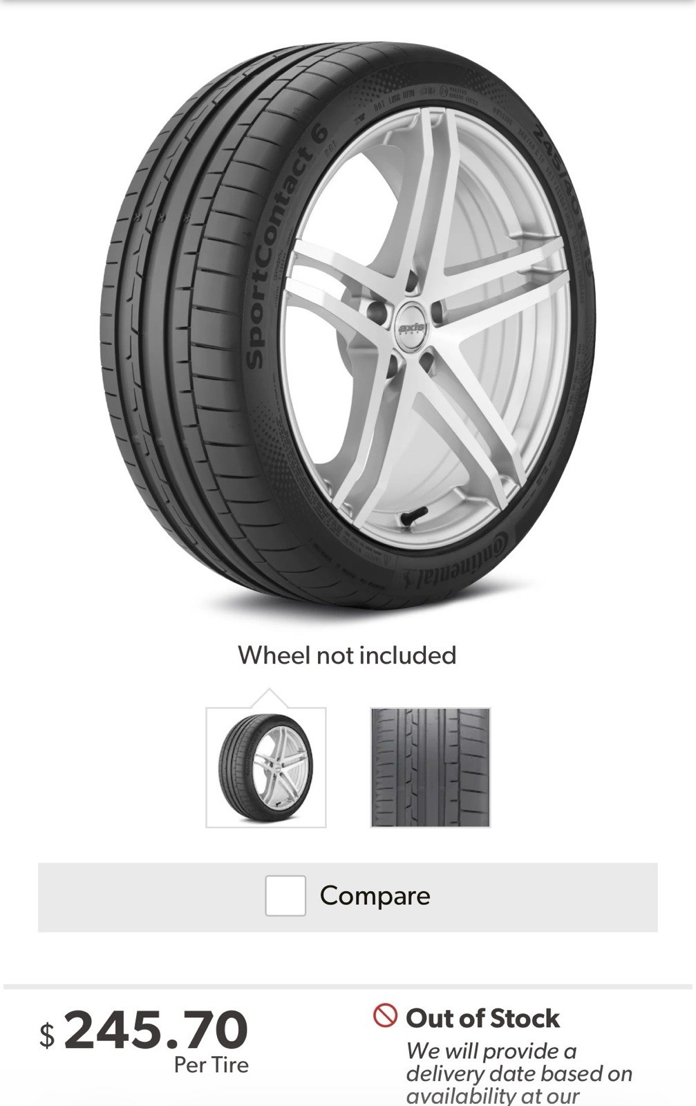 Continental Sport Contact 6 Continental Sport Contact 6