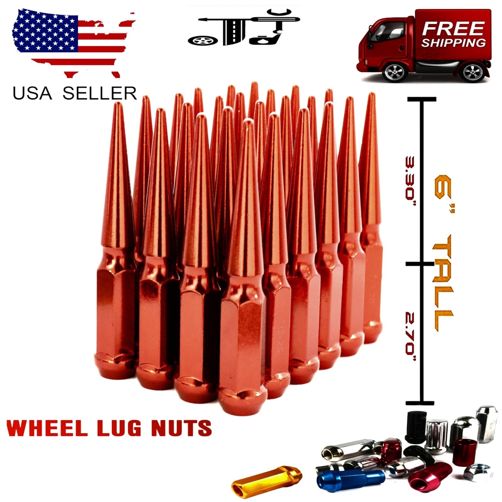 32Pcs Red 6\
