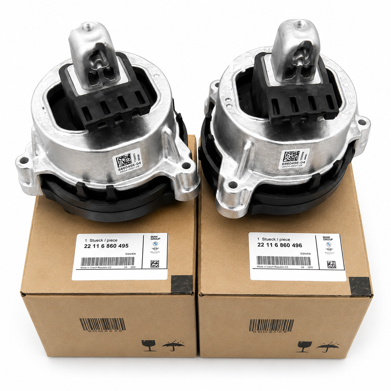 2X OEM Engine mounts For BMW G01 G02 X3 X4 2.0T 2018-2024 22116860495