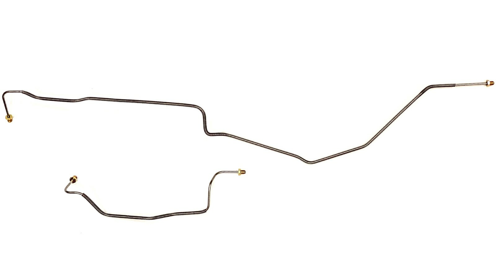Galfan Coated Steel Rear Axle Brake Lines, Pair (See description for fitment) Galfan Coated Steel Rear Axle Brake Lines, Pair (See description for fitment)
