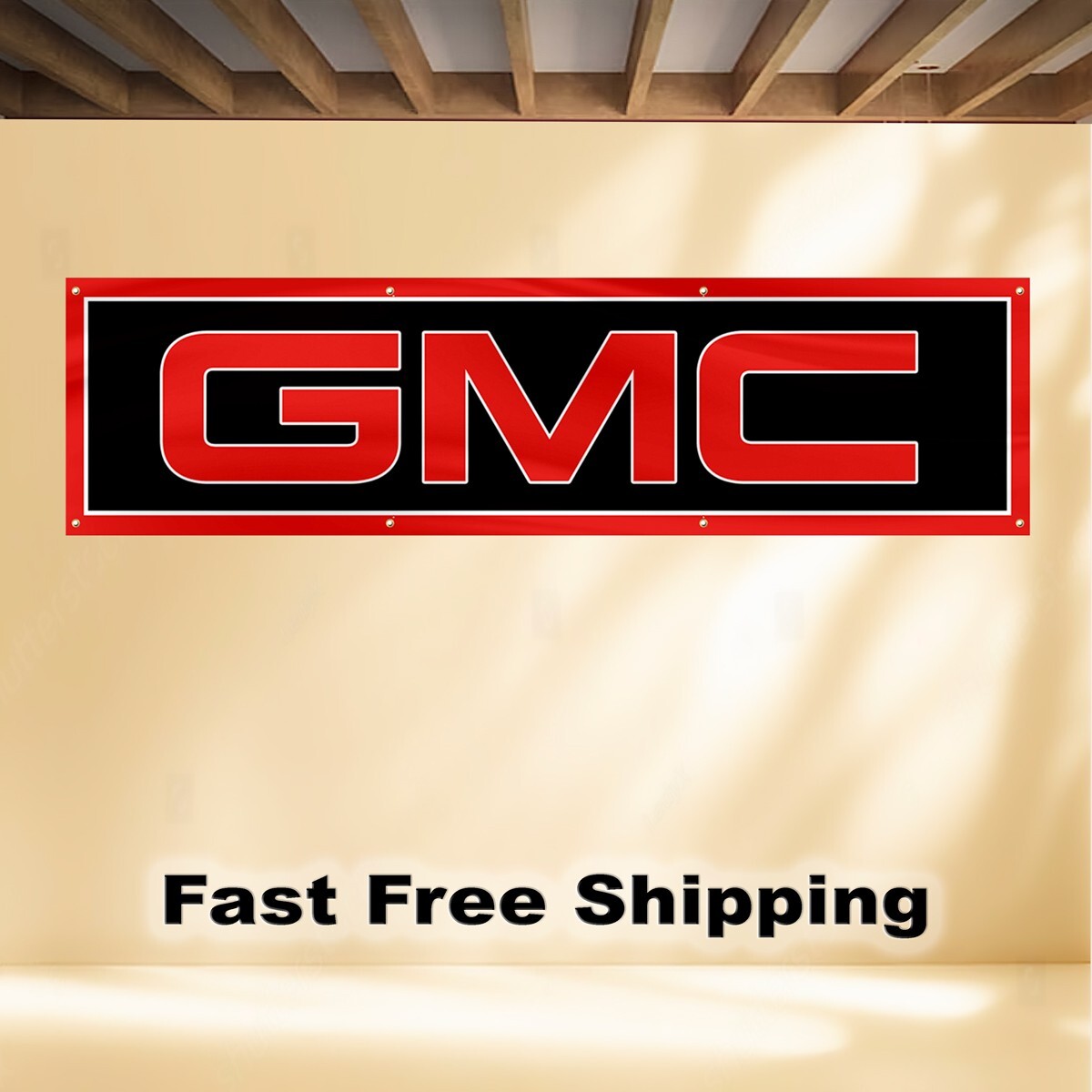 GMC 2'X8' BANNER FLAG GENERAL MOTOR COMPNAY GMC 2'X8' BANNER FLAG GENERAL MOTOR COMPNAY