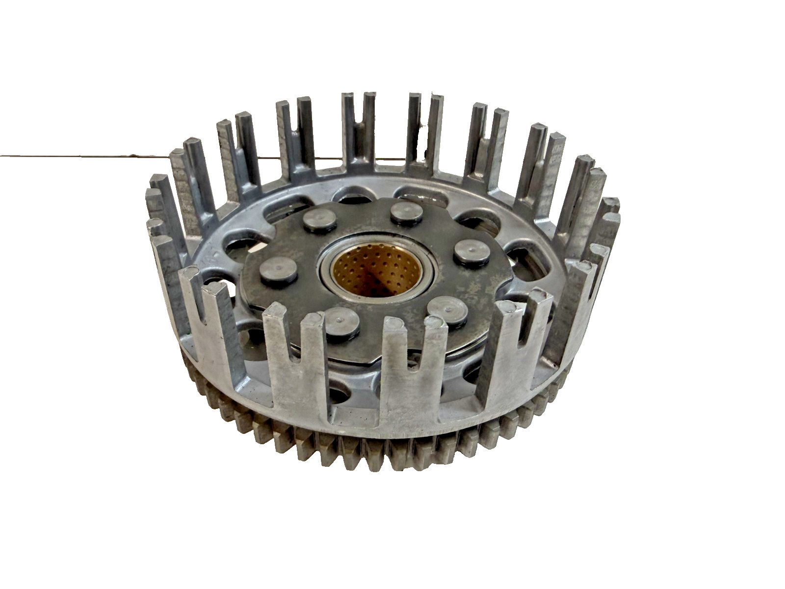 1982 82 Yamaha YZ490 YZ 490 Engine Primary Main Clutch Basket Boss Gear Spool