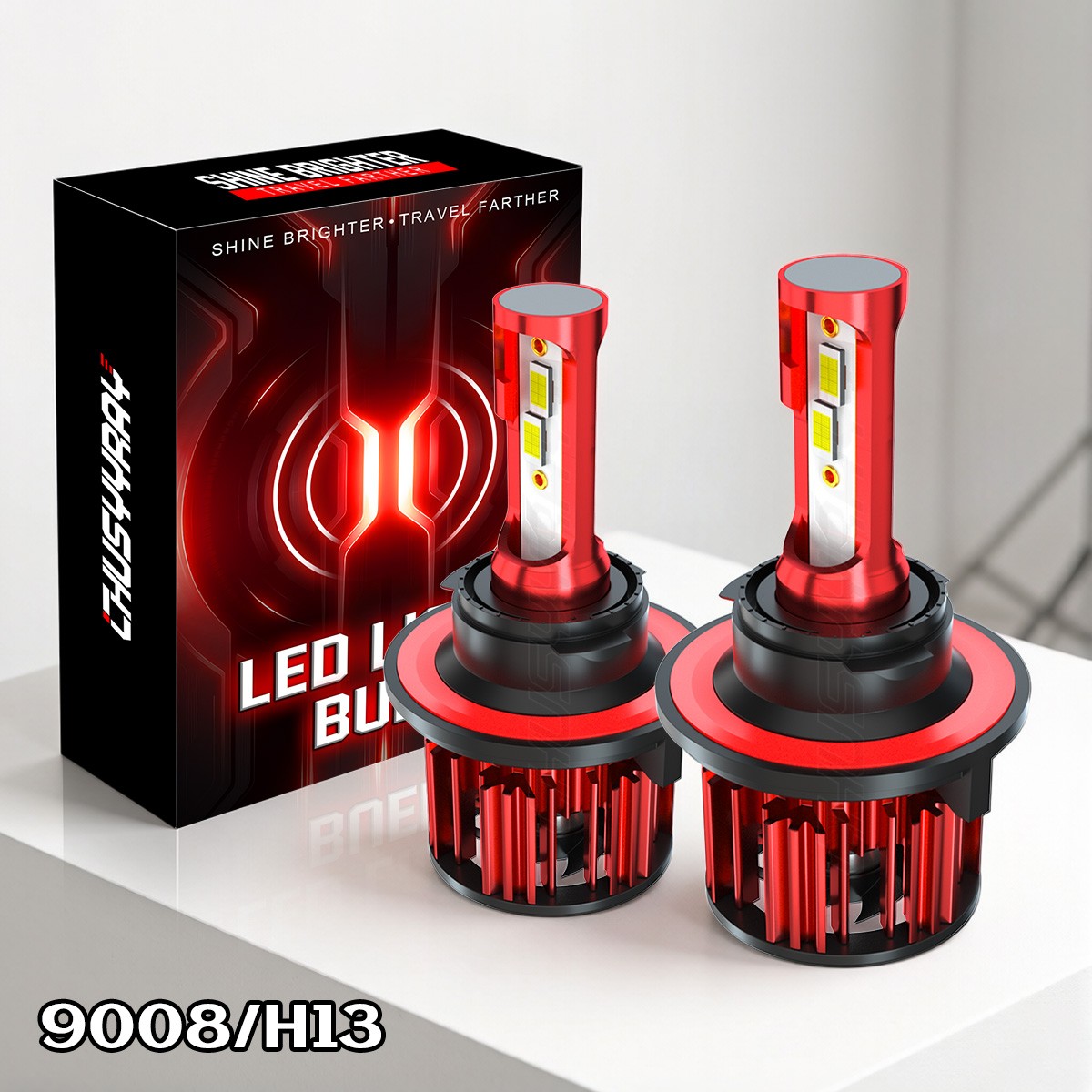 2x 9008/H13 LED Headlight Bulb For Kia Soul 2014 2015 2016 2017 2018 2019 Hi/Low