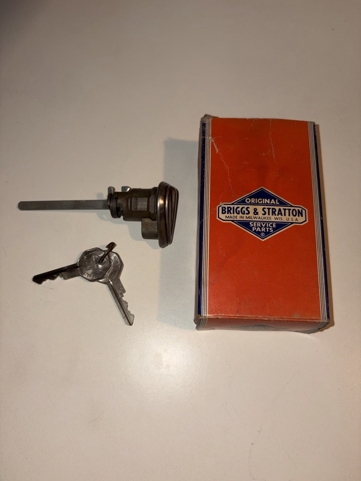 NOS GM 1960-64 Corvair FRONT TRUNK Lock 2 Keys Briggs MONZA SPYDER TURBO 700