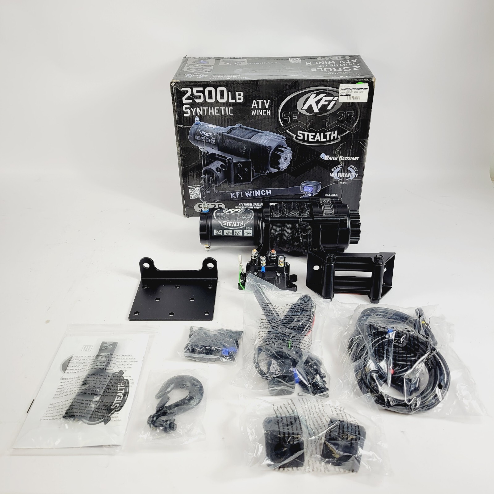 KFI Stealth 2500LB Winch Mount Kit 57-3805 10-0201 812407 kfiSE25
