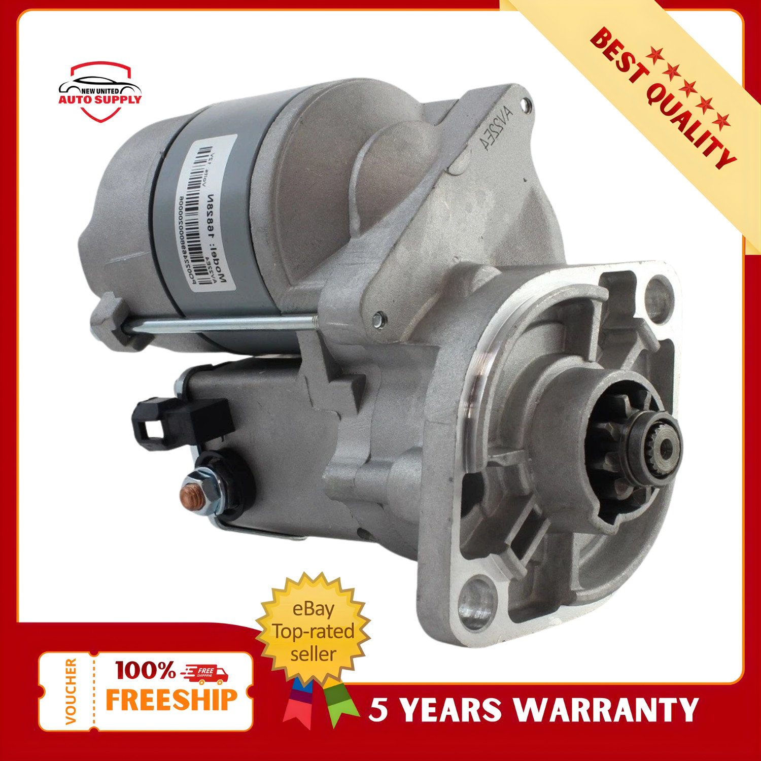 Starter 16828 CW Right 1.0kW 9T For 1983-1992 Toyota Land Cruiser 4.0L 4.2L