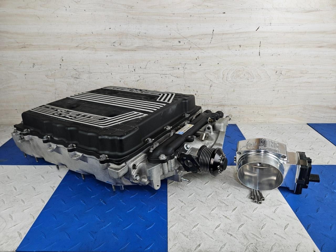 2019 Corvette Z06 OEM LT4 Supercharger Kong Throttle Body CNC Ported 20k Miles