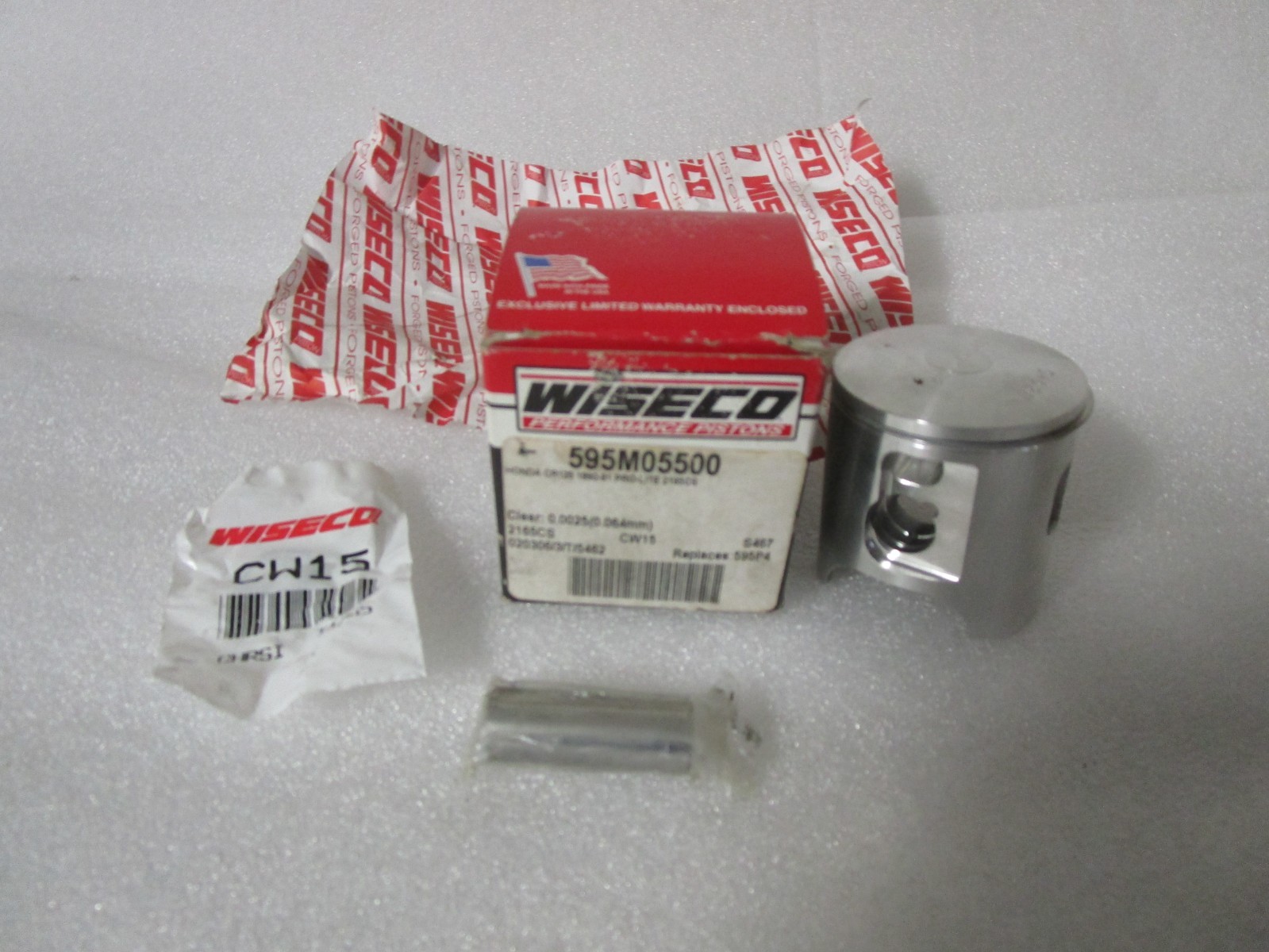 80-81 Honda CR125 Wiseco Pro Lite Piston Assembly 80-81 Honda CR125 Wiseco Pro Lite Piston Assembly