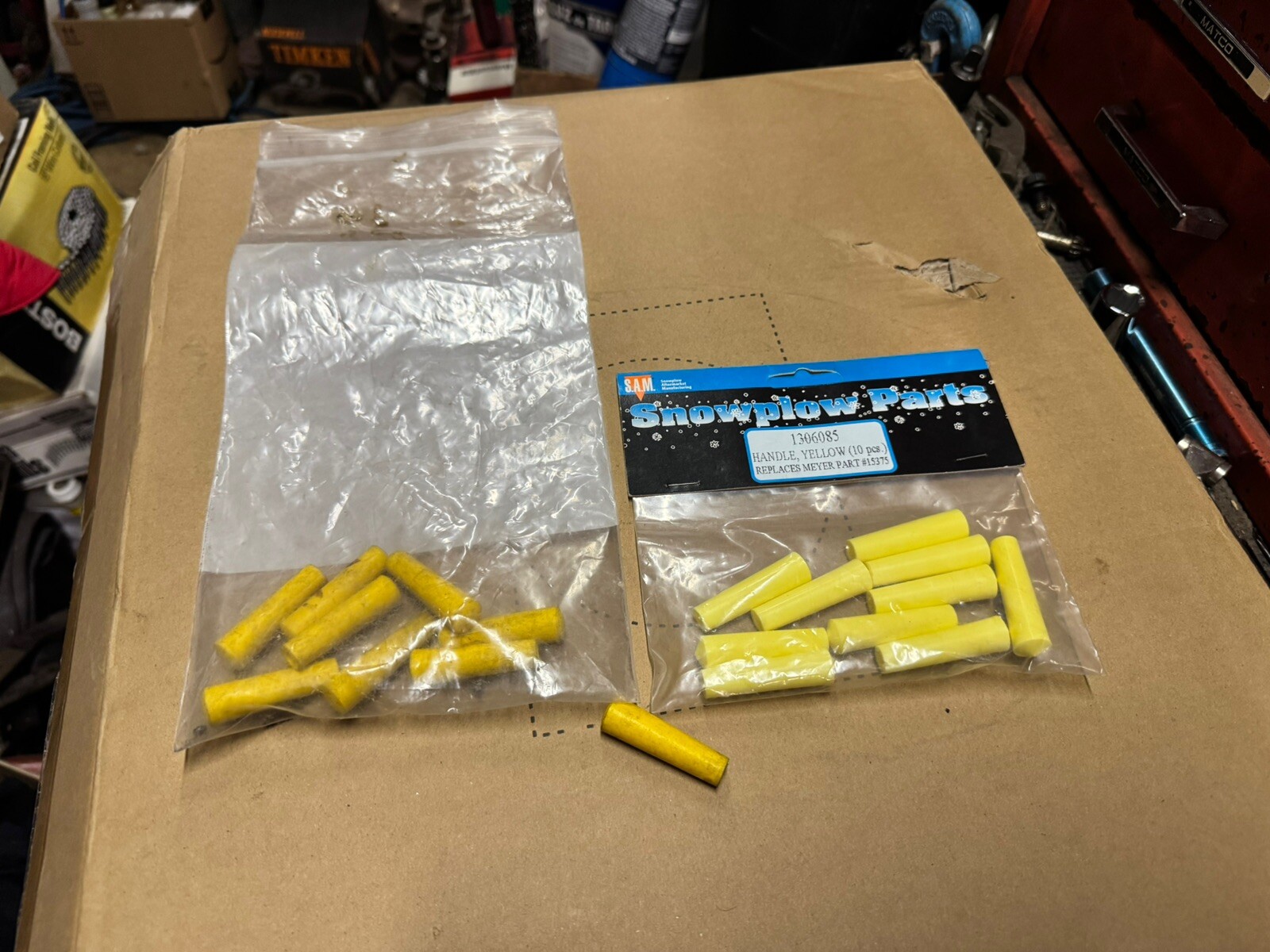 New Genuine Meyer 15375 Yellow Toggle Handle Extension For Meyer Toggle Switch New Genuine Meyer 15375 Yellow Toggle Handle Extension For Meyer Toggle Switch