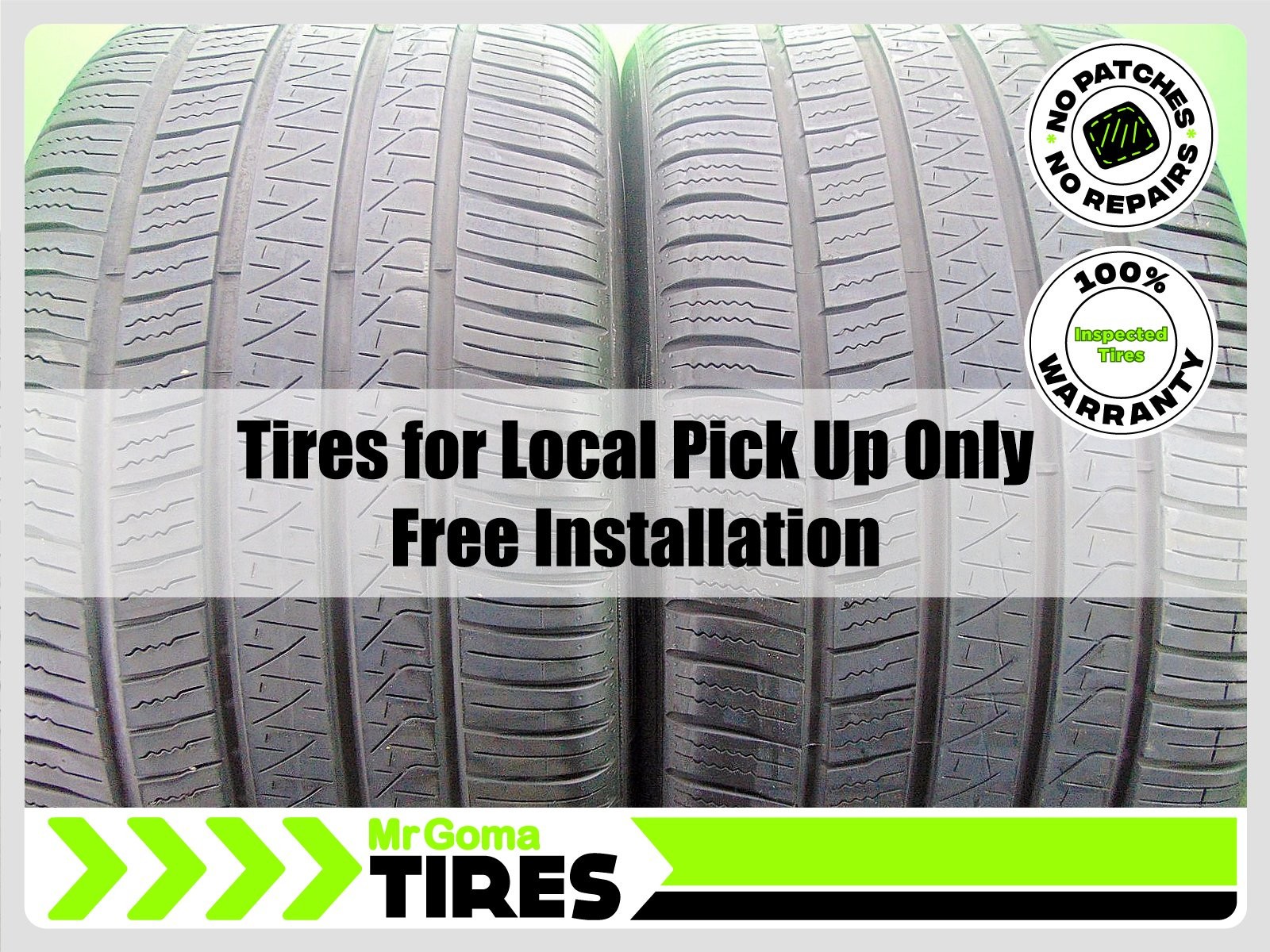2 315/40R21 USED TIRES PIRELLI SCORPION TM ZERO ALL SEASON MO 6.0/32 TREAD 111H