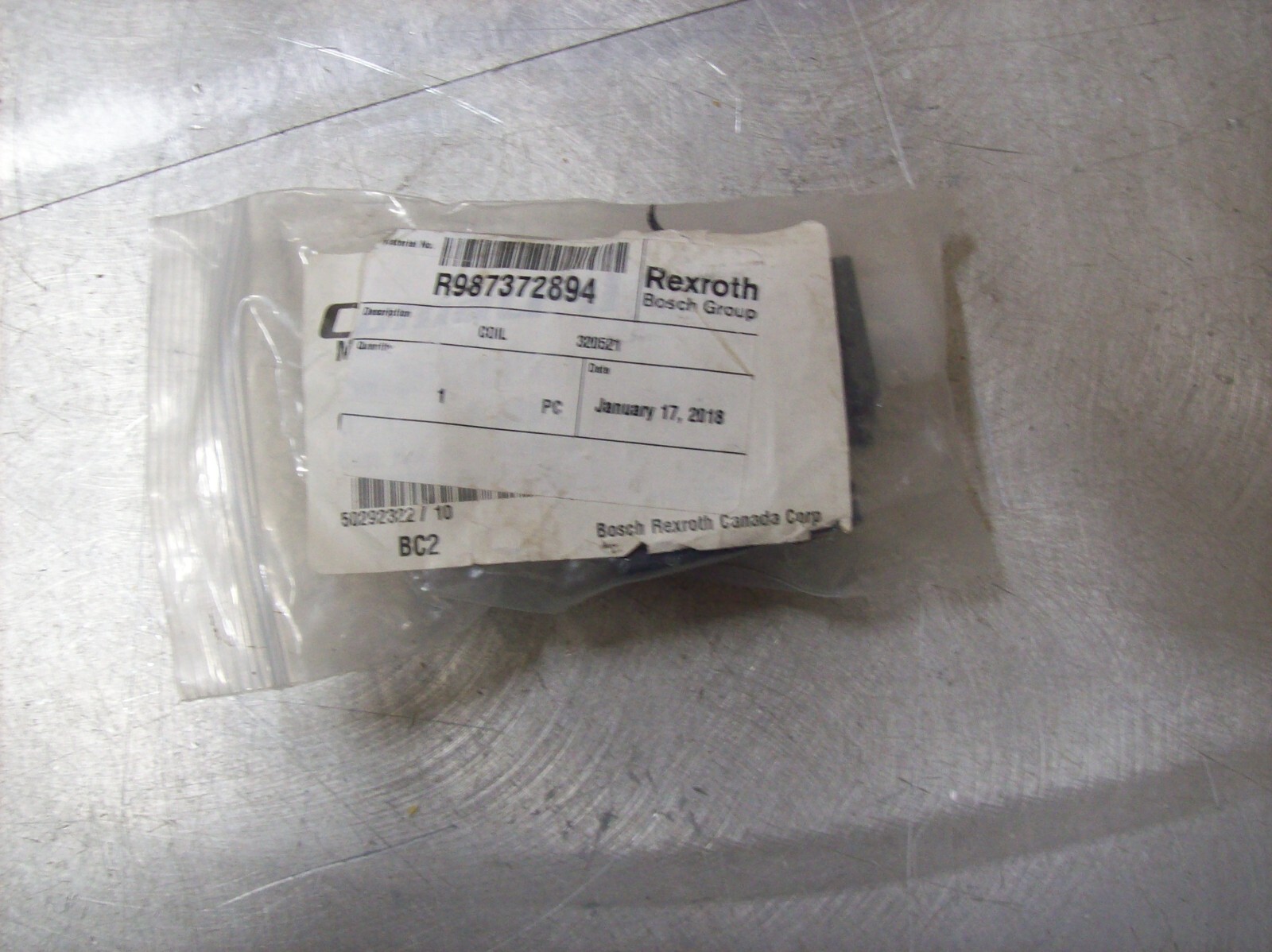 IV6) Rexroth Genuine Solenoid Coil R987372894 IV6) Rexroth Genuine Solenoid Coil R987372894