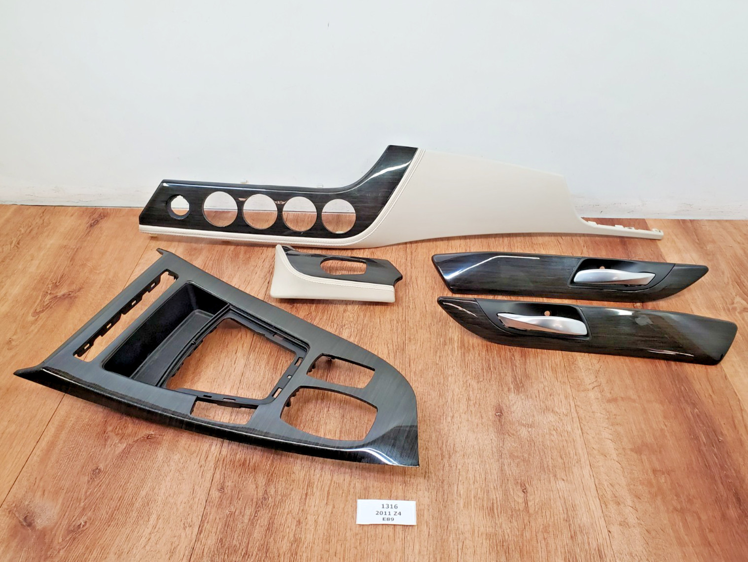 ✅ 09-16 OEM BMW E89 Dashboard Panel Center Console Door Trim Leather Wood SET*
