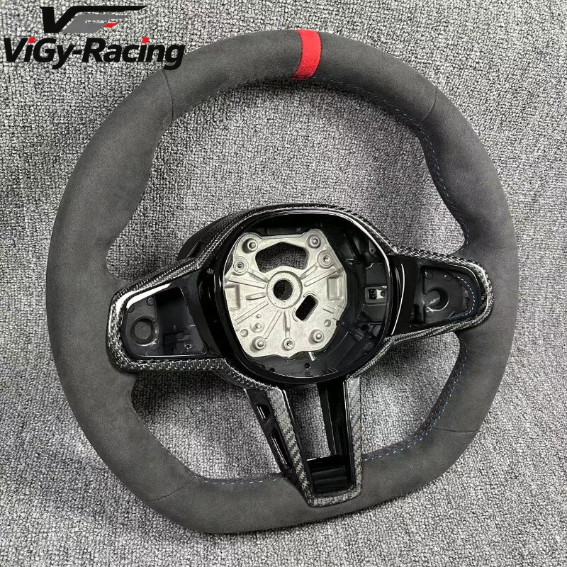 Alcantara CS Steering Wheel For BMW G30 G42 G20 G22 G23 M2 M3 M4 G87 G80 G82 G83