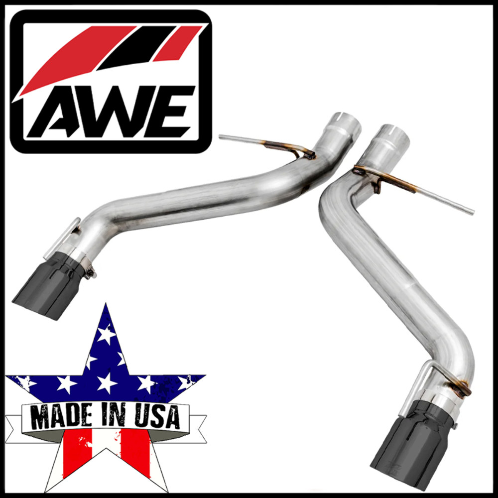 AWE Tuning Track Edition Axle-Back Exhaust System 16-24 Chevy Camaro Coupe 6.2L AWE Tuning Track Edition Axle-Back Exhaust System 16-24 Chevy Camaro Coupe 6.2L