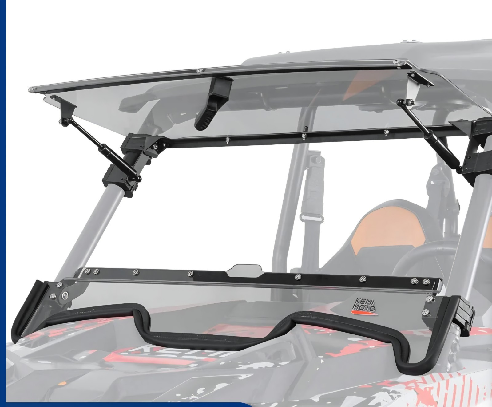 2-in-1 Flip Up Clear Windshield 2019-2023 Polaris RZR XP 1000 / RZR XP Turbo