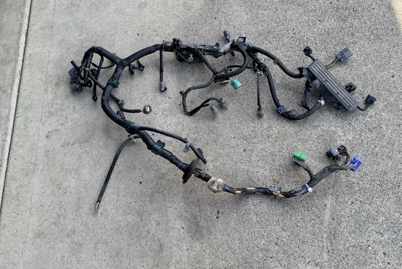 96-98 Honda CIVIC EX VTEC D16Y8 Engine WIRING Harness Manual M/T OBD2A OEM D16