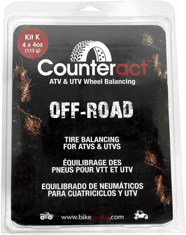 Counteract ATV/UTV Balancing Bead DIY Kit - 4 x 4 oz Bags for Powersports