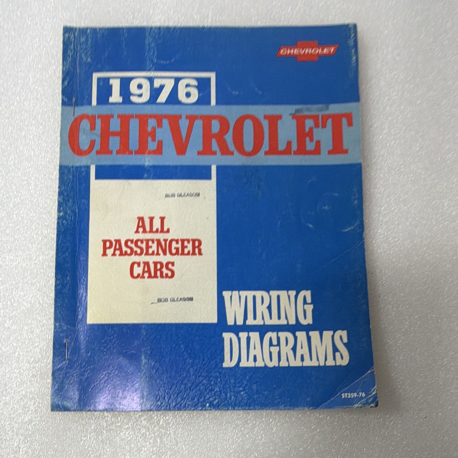 1976 Chevrolet All Passenger Cars Wiring Diagrams ST359-76 OEM GM Chevy Manual