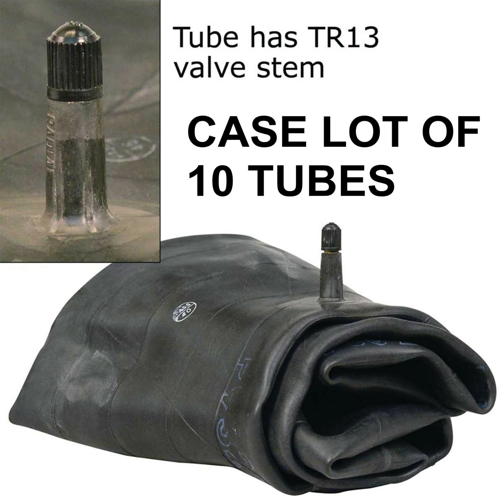 (CASE LOT OF 10 ) NEW MR14-15 RADIAL PASSENGER/FARM TUBES TR13 VALVE MR14/15 
