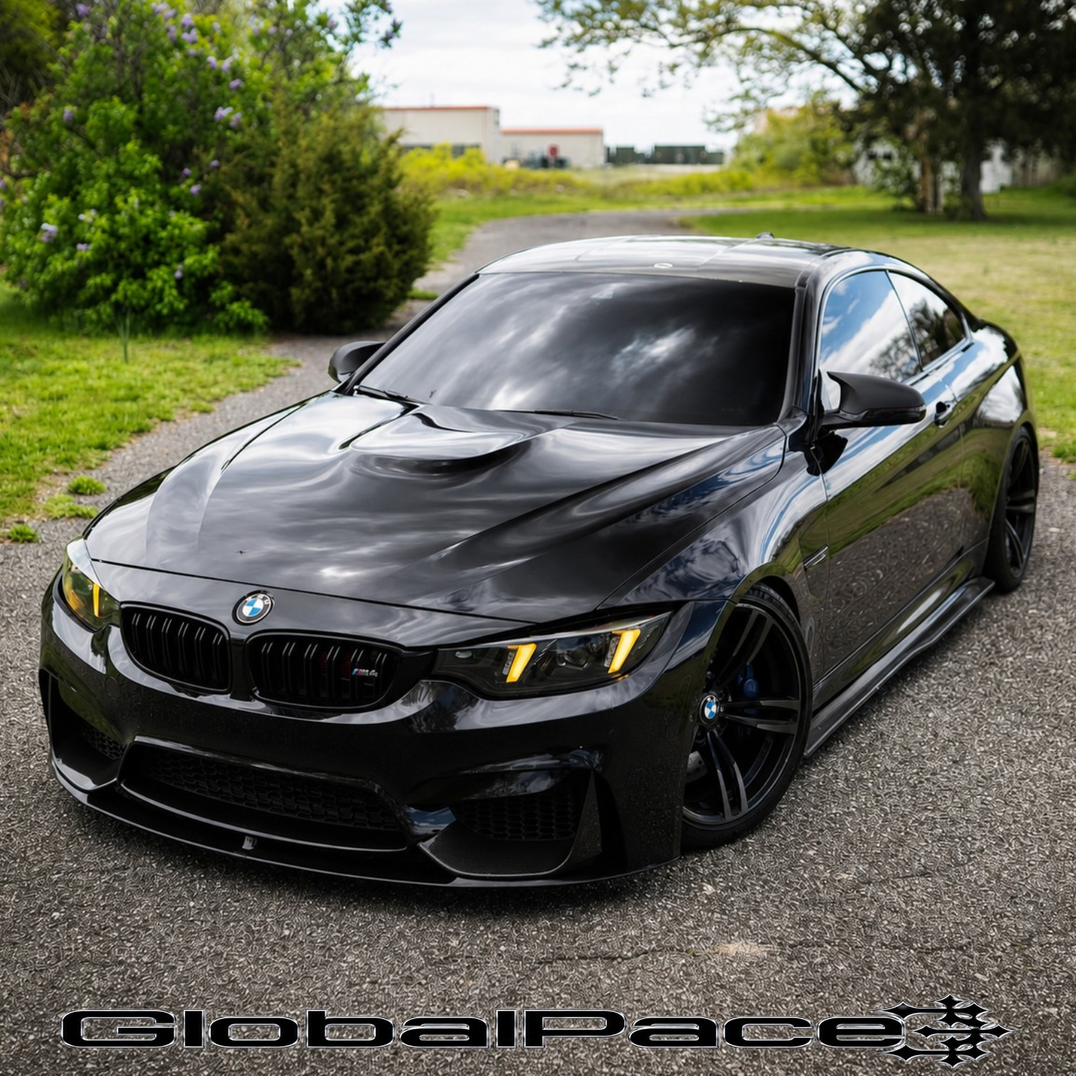 BMW 4 Series F32 F33 F36 M3 Smoked Snake Eye Tri-Color LED Headlights 2014-2020