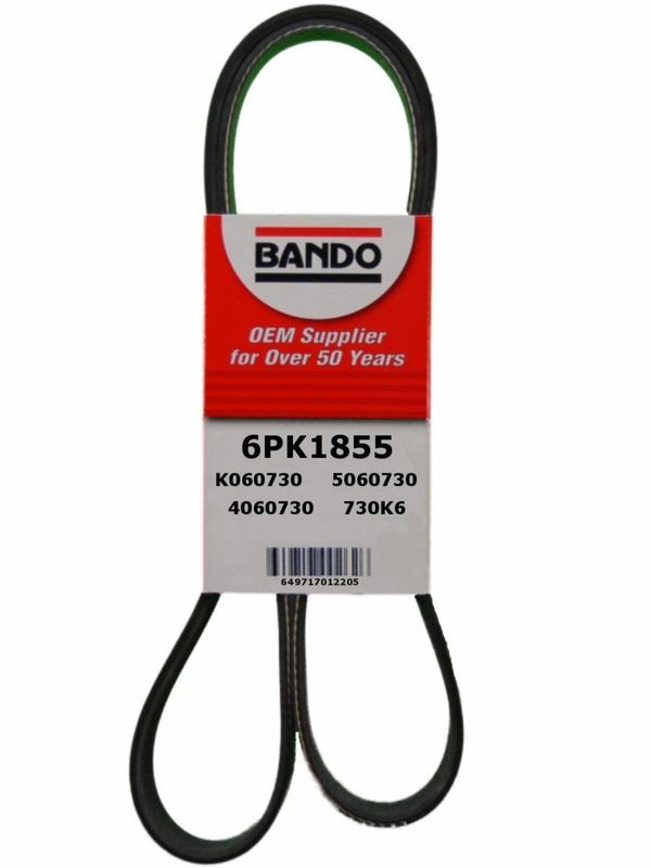 Bando Serpentine Belt 6PK1855