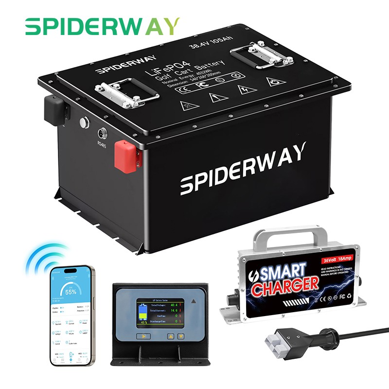 36V 105Ah Golf Cart LiFePO4 Lithium Battery w/Charger for EZGO Marathon1984-1993 36V 105Ah Golf Cart LiFePO4 Lithium Battery w/Charger for EZGO Marathon1984-1993