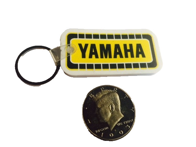 NOS Yamaha Retro Vintage Motorcycle Keychain Key Chain RD350 YZ250 R5 XS650 QTY1