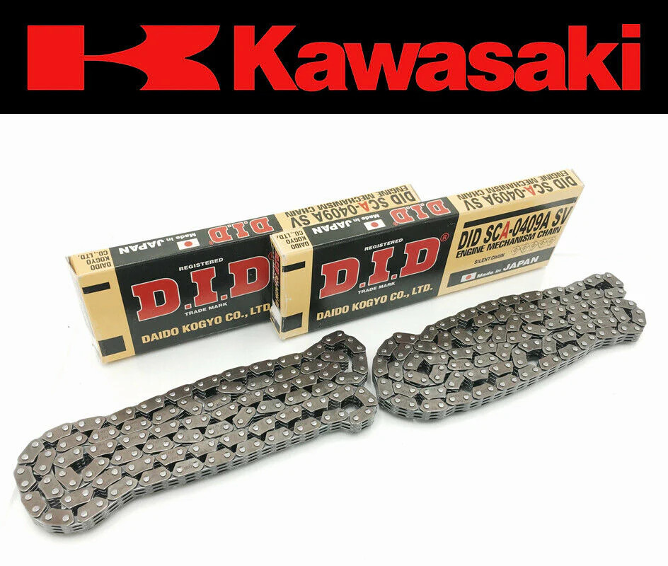 Set of (2) D.I.D Timing Cam Chain OEM Kawasaki Vulcan 88/88SE/1500L (Front-Rear) Set of (2) D.I.D Timing Cam Chain OEM Kawasaki Vulcan 88/88SE/1500L (Front-Rear)