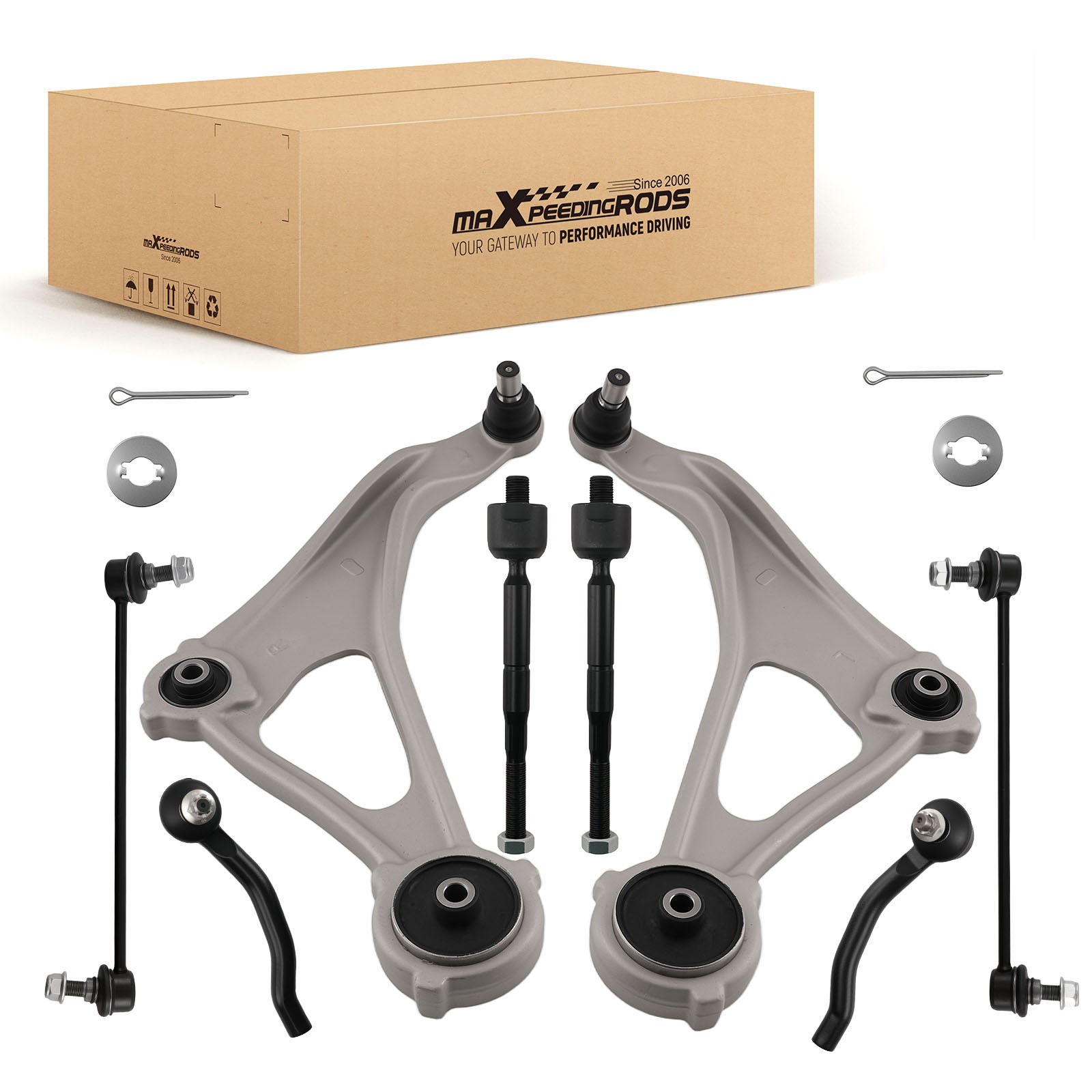 8x Front Suspension Kit Lower Control Arm Sway Bar for Nissan Altima 2015-2018