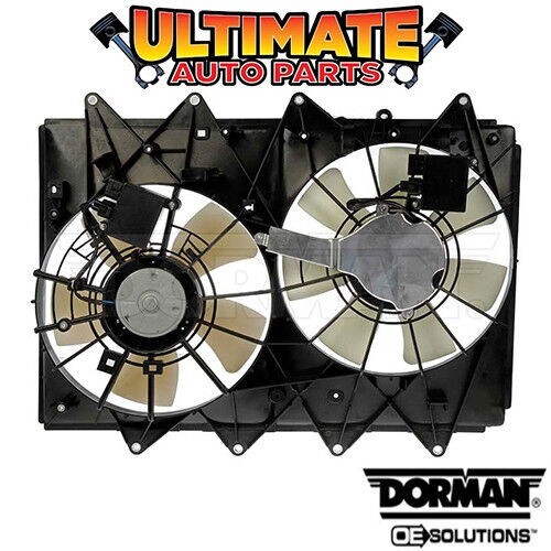 Radiator Cooling Fan with Controller for 10-14 Mazda CX-9 (Heavy Duty Cooling)
