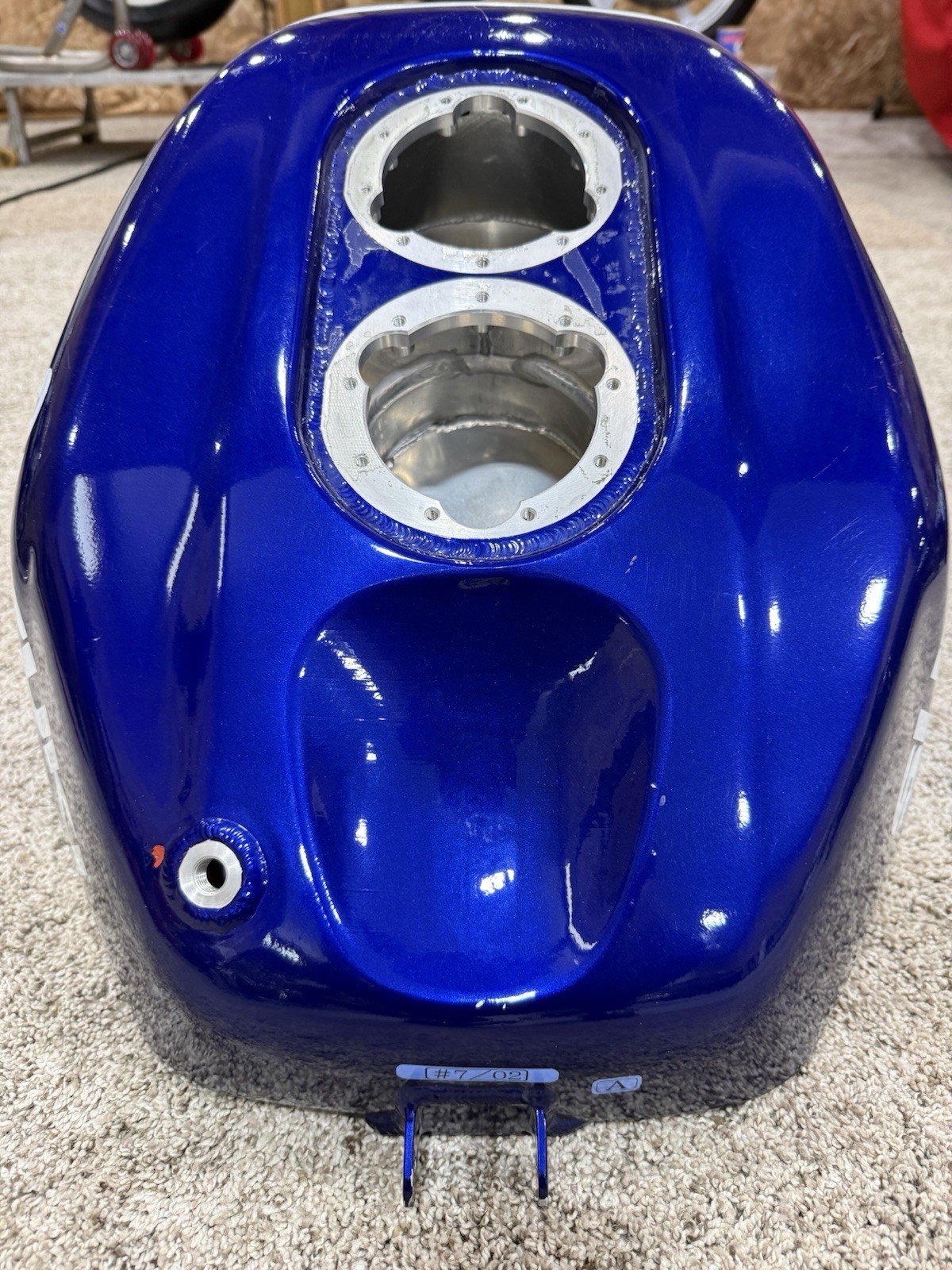 Yoshimura Suzuki Works Aluminum Endurance Racing Fuel Tank Yoshimura Suzuki Yoshimura Suzuki Works Aluminum Endurance Racing Fuel Tank Yoshimura Suzuki