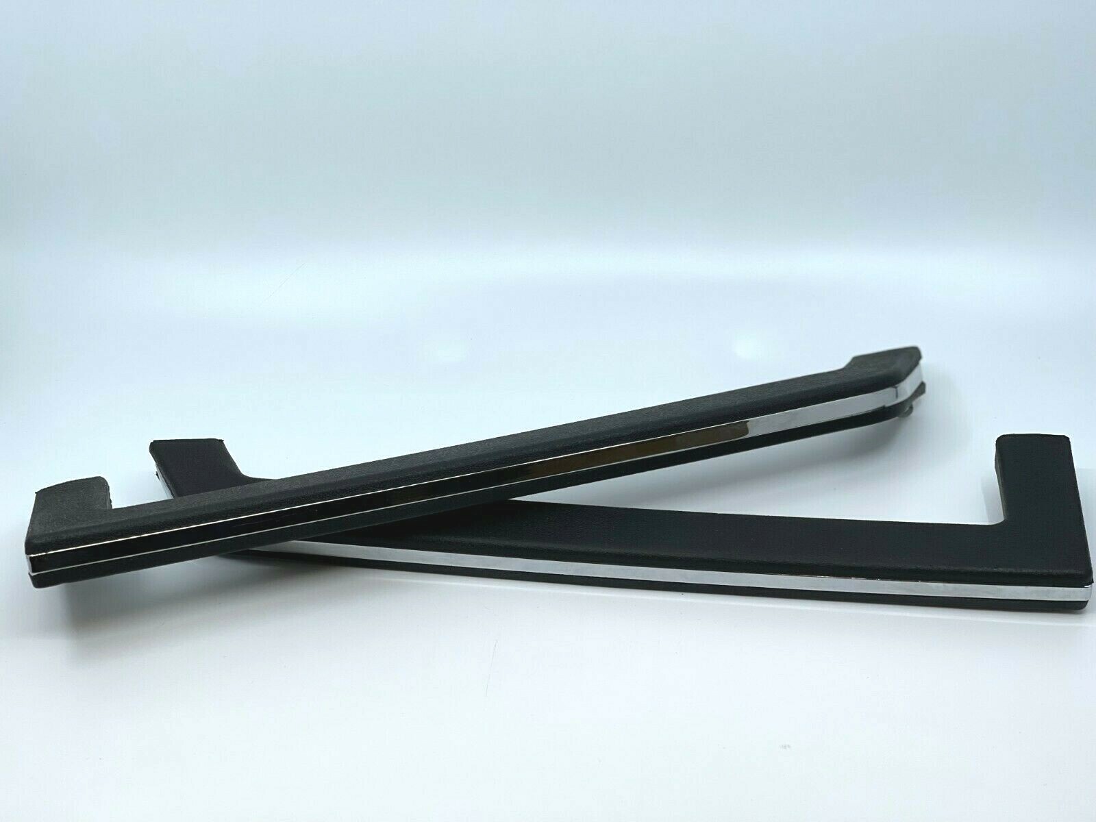 2 pcs Pair Door Pocket Upper Trim Assembly w/ Chrome Trim for Porsche 911 68-73