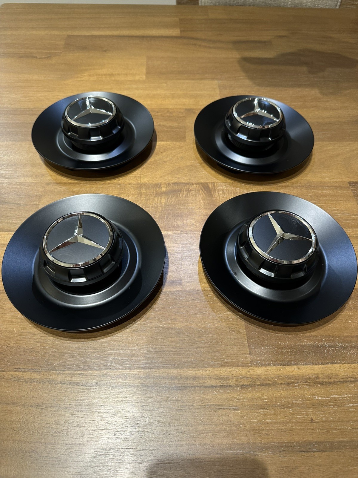 New 4x Black Mercedes Benz Center Caps G63 G550 G Wagon AMG Wheels A0004003400