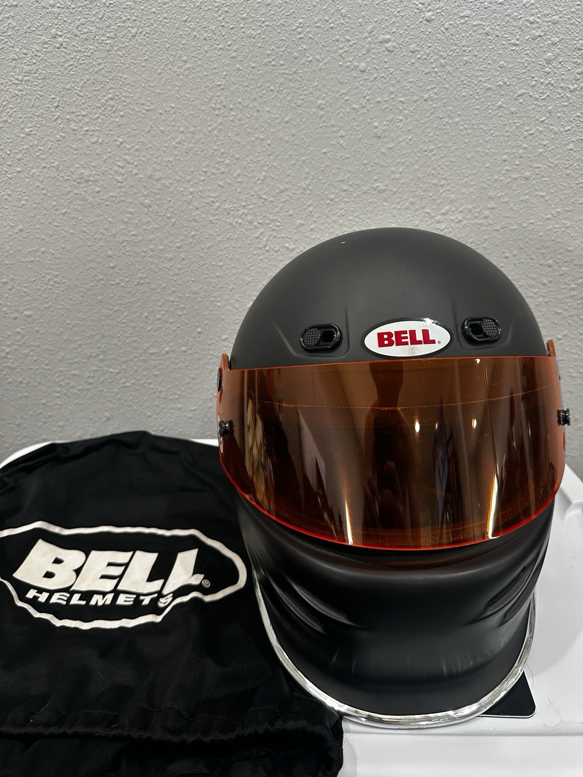 Bell K1 SPORT Snell SA2005 Orange Tint Face Shield Size LARGE + Bag Included
