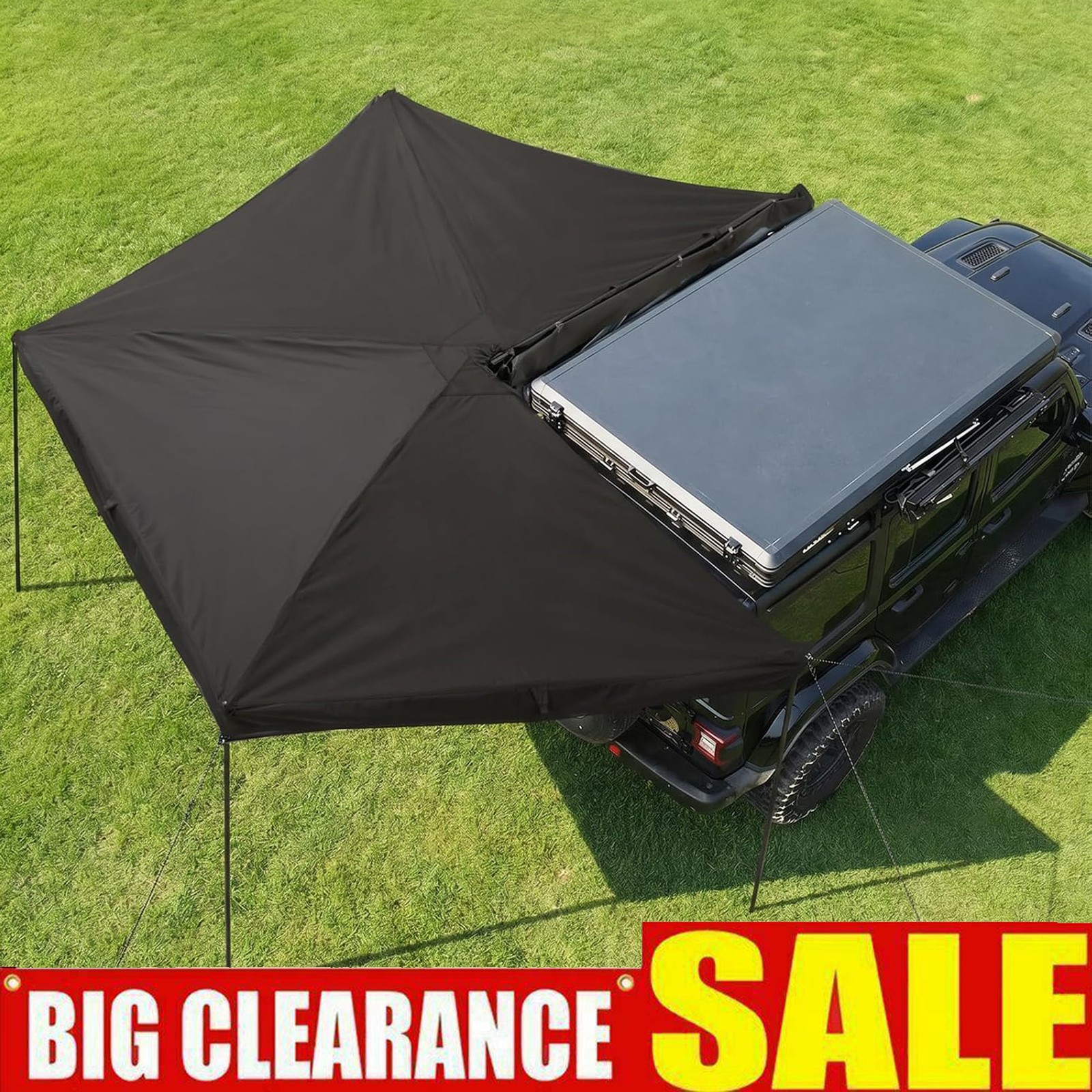 270° Driver Side Car Awning Rooftop 6.6ft Pullout Ripstop Sun Shelter SUV Truck 270° Driver Side Car Awning Rooftop 6.6ft Pullout Ripstop Sun Shelter SUV Truck
