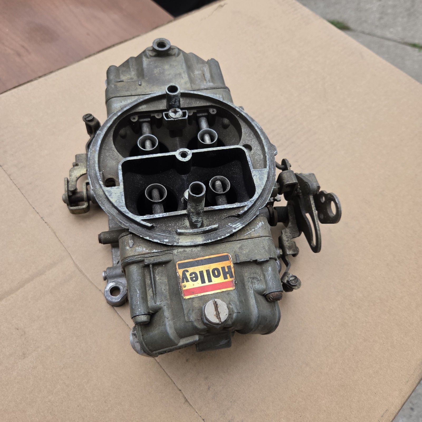 Holley 650 cfm Double Pumper list 4777-1 Carb Mech. sec. Manual Choke Carburetor