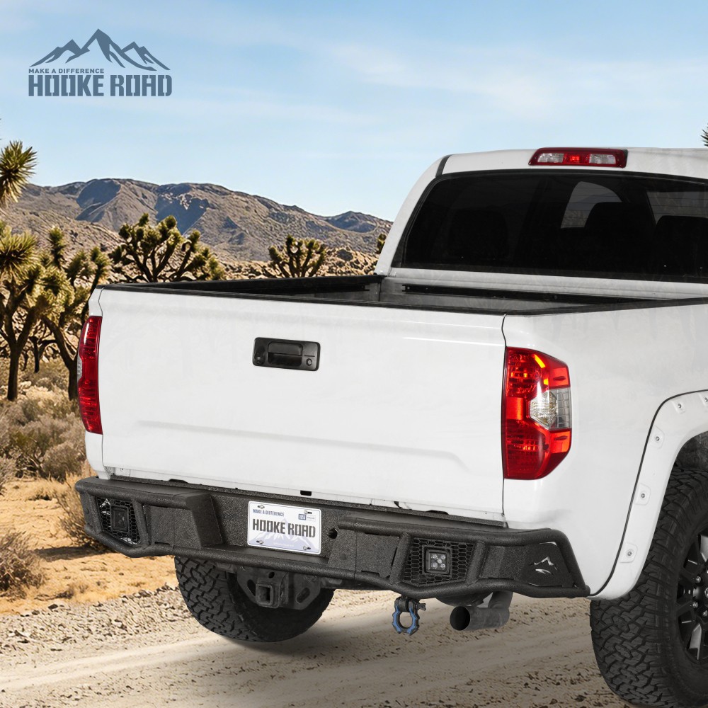 For 2014‑2021 Tundra Tubular Rear Bumper – 25W LEDs, Retains Factory Hitch