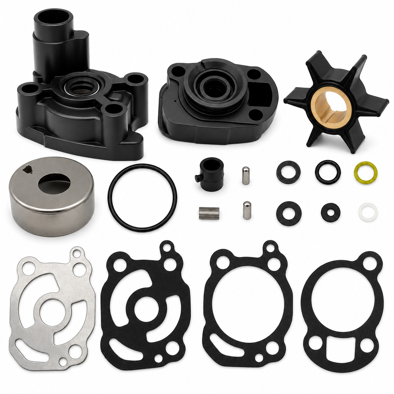 Water Pump Kit for Mercury 20HP Model 200 67-80 Replaces 46-48744A3 18-3448 Water Pump Kit for Mercury 20HP Model 200 67-80 Replaces 46-48744A3 18-3448