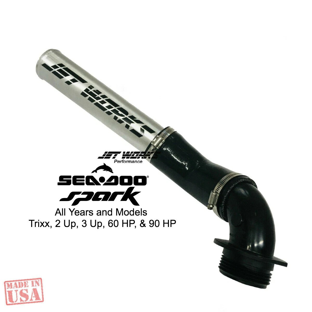 Jetworks Sea-Doo Spark Free Flow Performance Exhaust Trixx 2 Up 3 Up Sea Doo