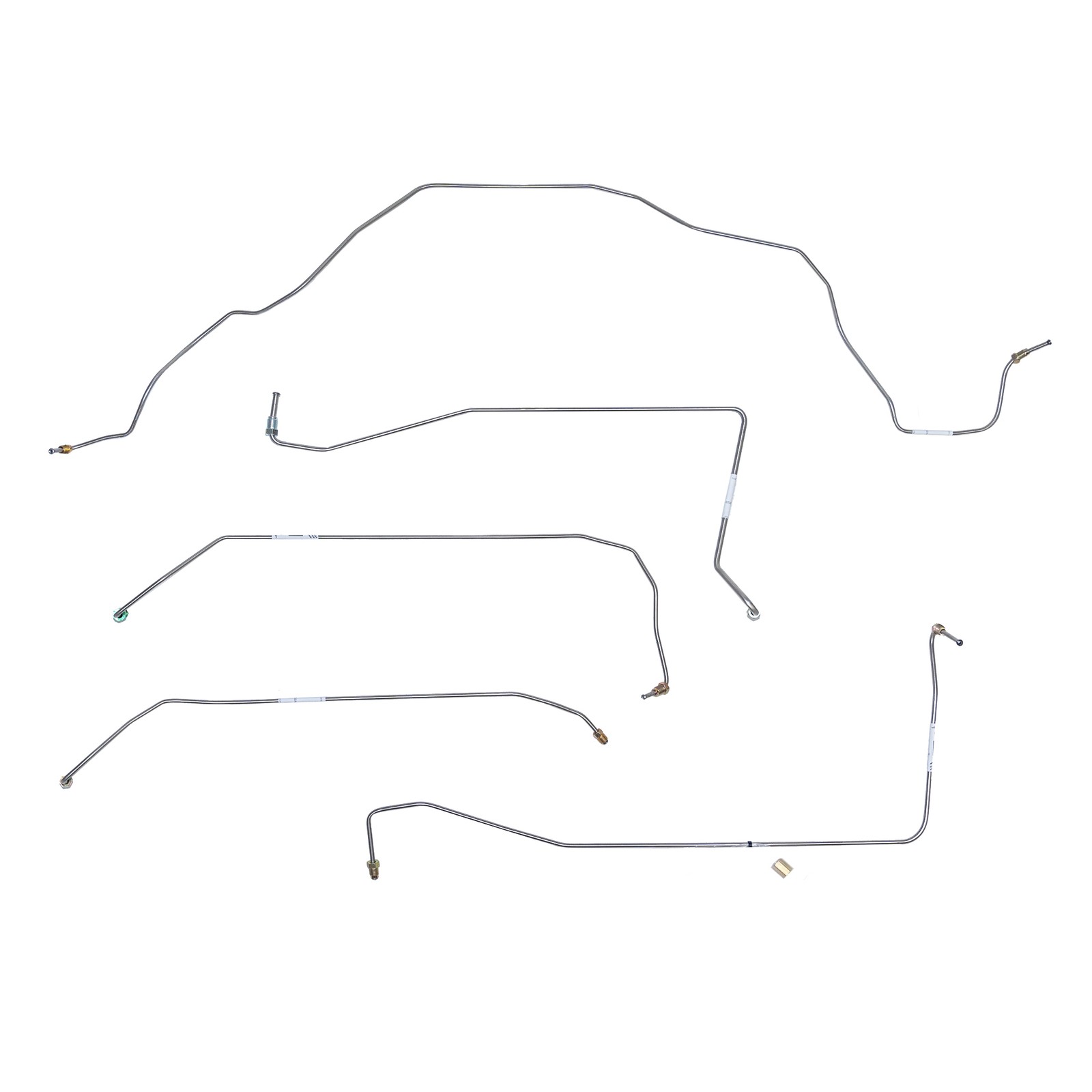 Fits 1995-1997 Lincoln Town Car Front Brake Lines Stainless LKT9501SS-CPP Fits 1995-1997 Lincoln Town Car Front Brake Lines Stainless LKT9501SS-CPP